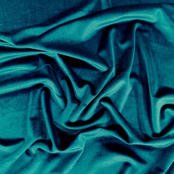 Stretch Velvet - TEAL